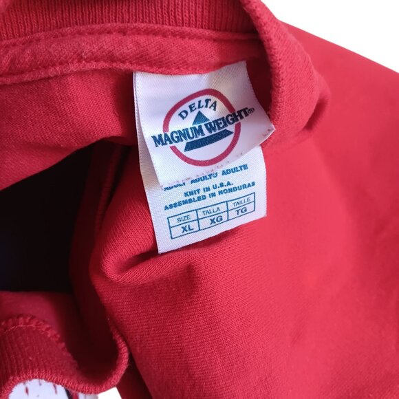 XL Vintage T-shirt Nebraska Huskers Football Dont Mess With The Bo Big Red 90's - Picture 3 of 5